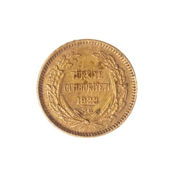 Moneda turca en oro