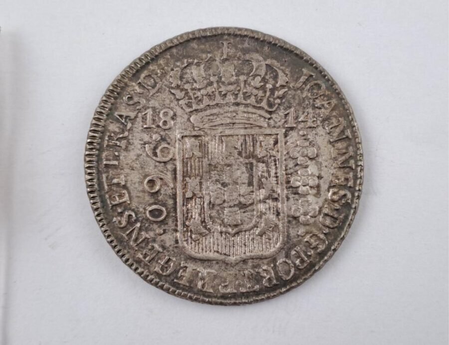 Brasil Colonia 1814 960 reis de plata