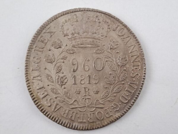 Brasil Colonia 1819 960 reis de plata