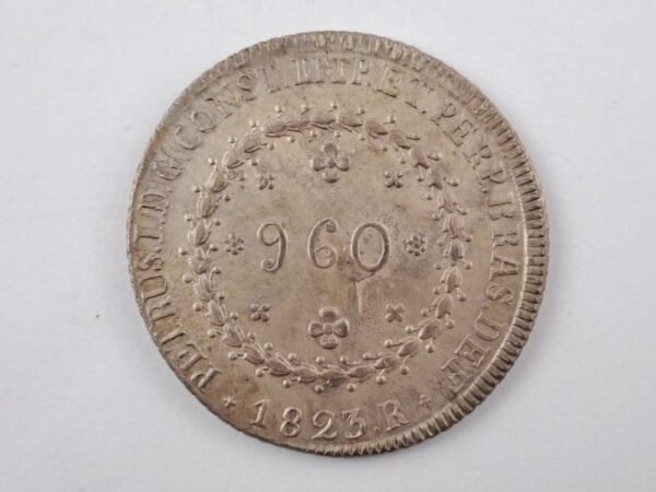 Brasil 1823 960 reis de plata