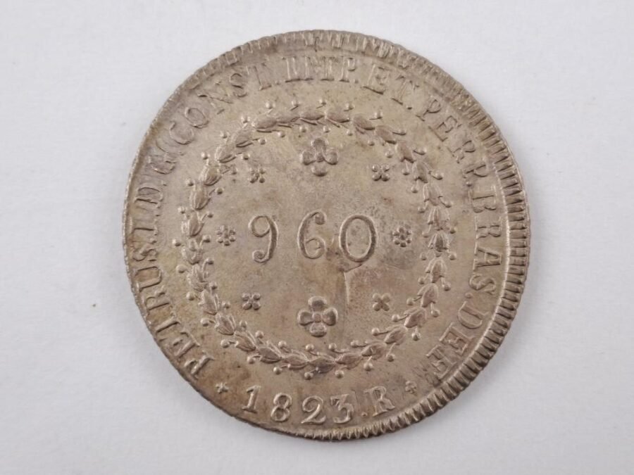 Brasil 1823 960 reis de plata