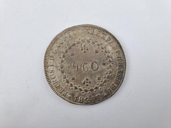 Brasil 1824 960 reis de plata