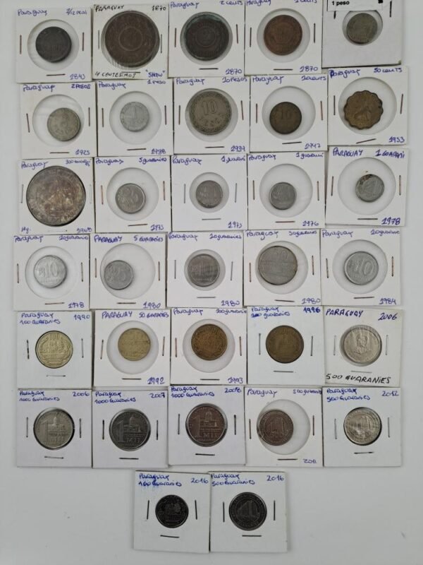 Paraguay 32 monedas