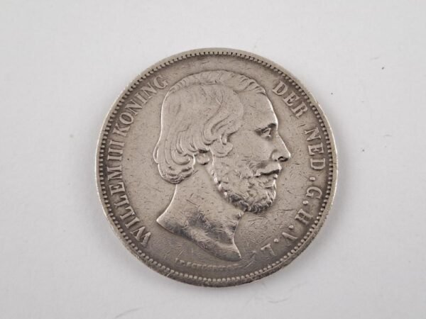 Holanda 1872 2 y 1/2 gulden de plata