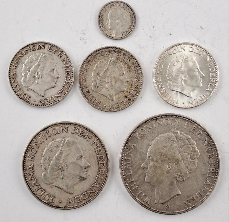 Holanda 6 monedas de plata - Imagen 2