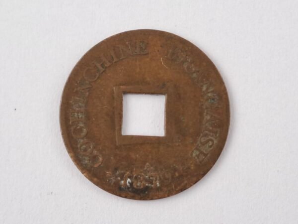 Cochinchina Francesa 1879 2 sapeque
