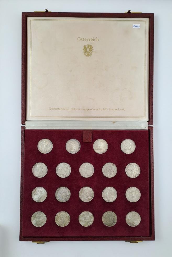 Austria set 38 shilling de plata - Imagen 2