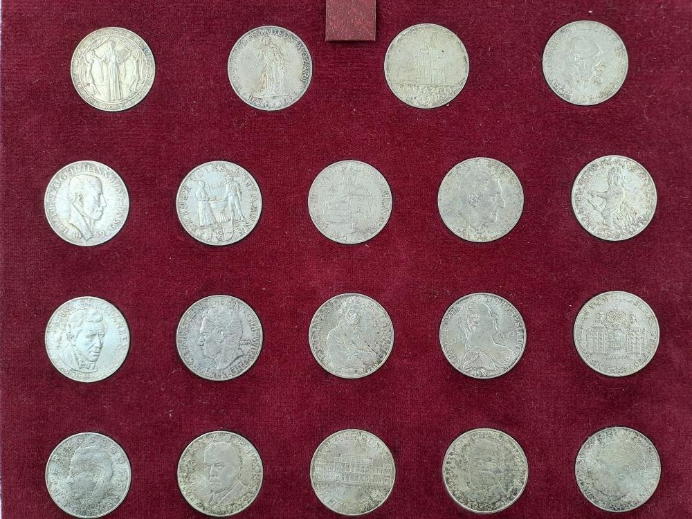 Austria set 38 shilling de plata - Imagen 3