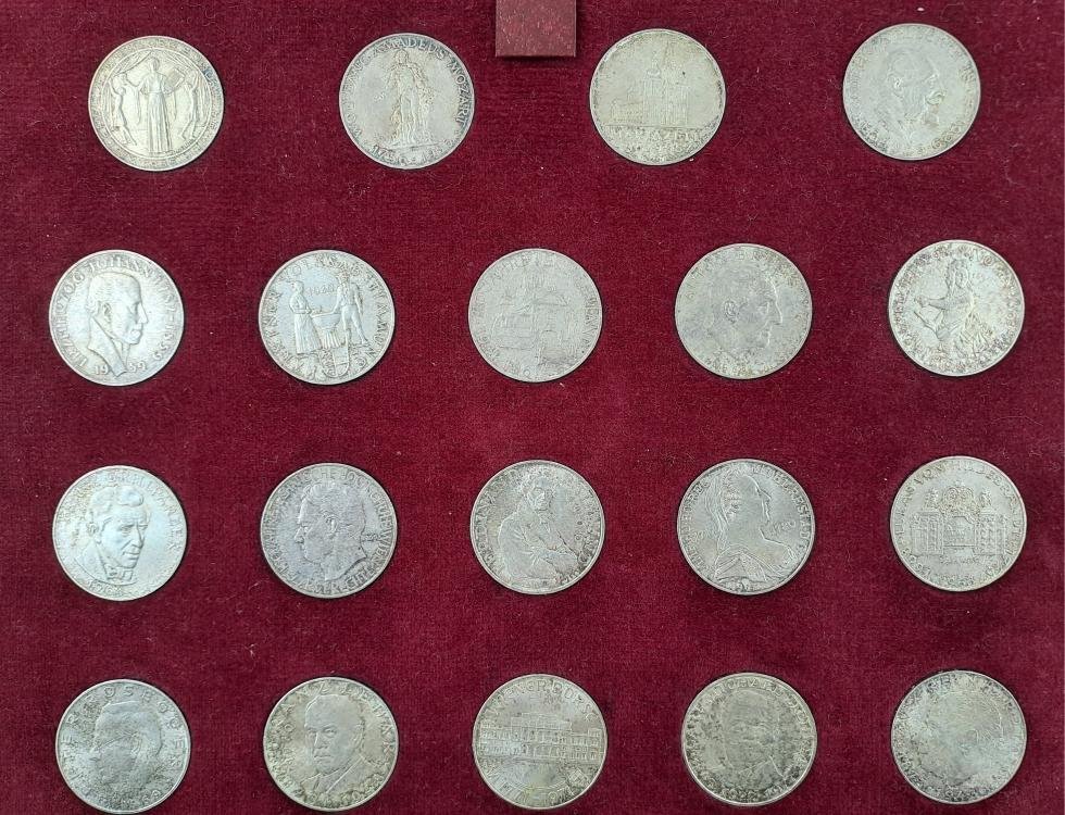 Austria set 38 shilling de plata - Imagen 4