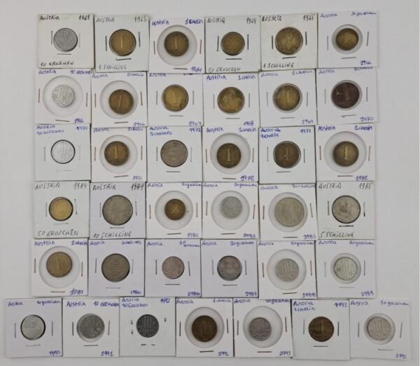 Austria 55 monedas