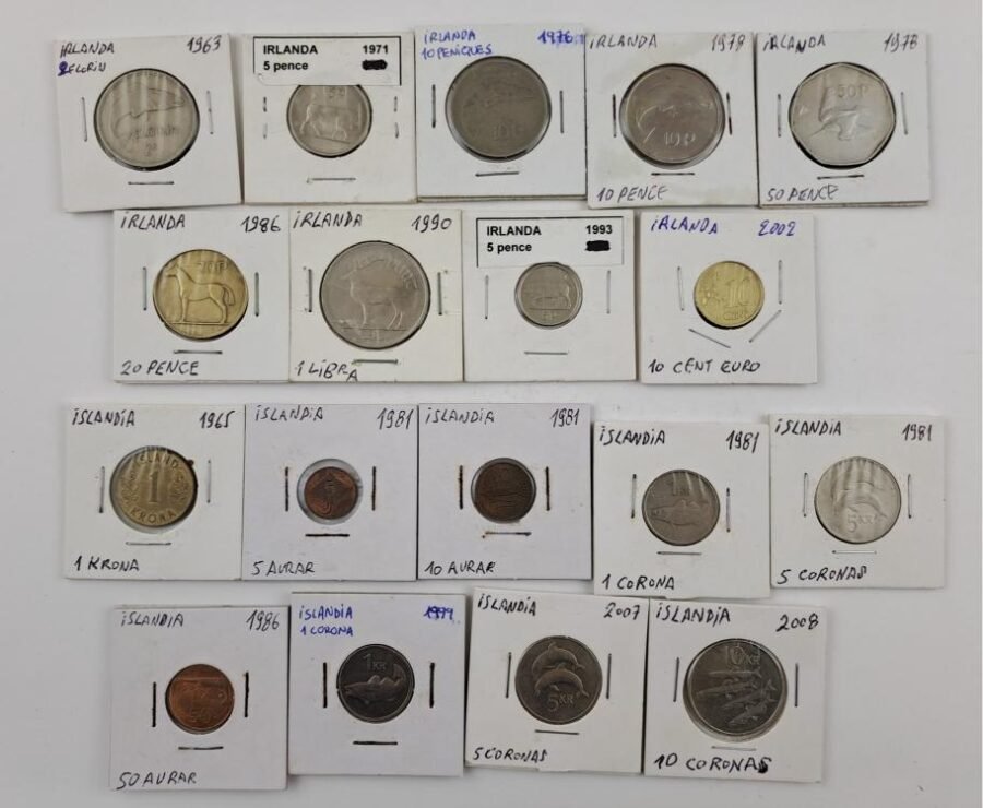 Bélgica Dinamarca Irlanda Islandia 54 monedas