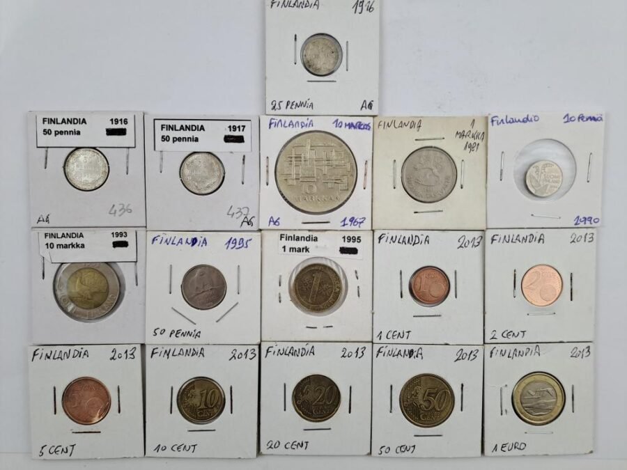 Finlandia Noruega Suecia Spitsbergen 66 monedas