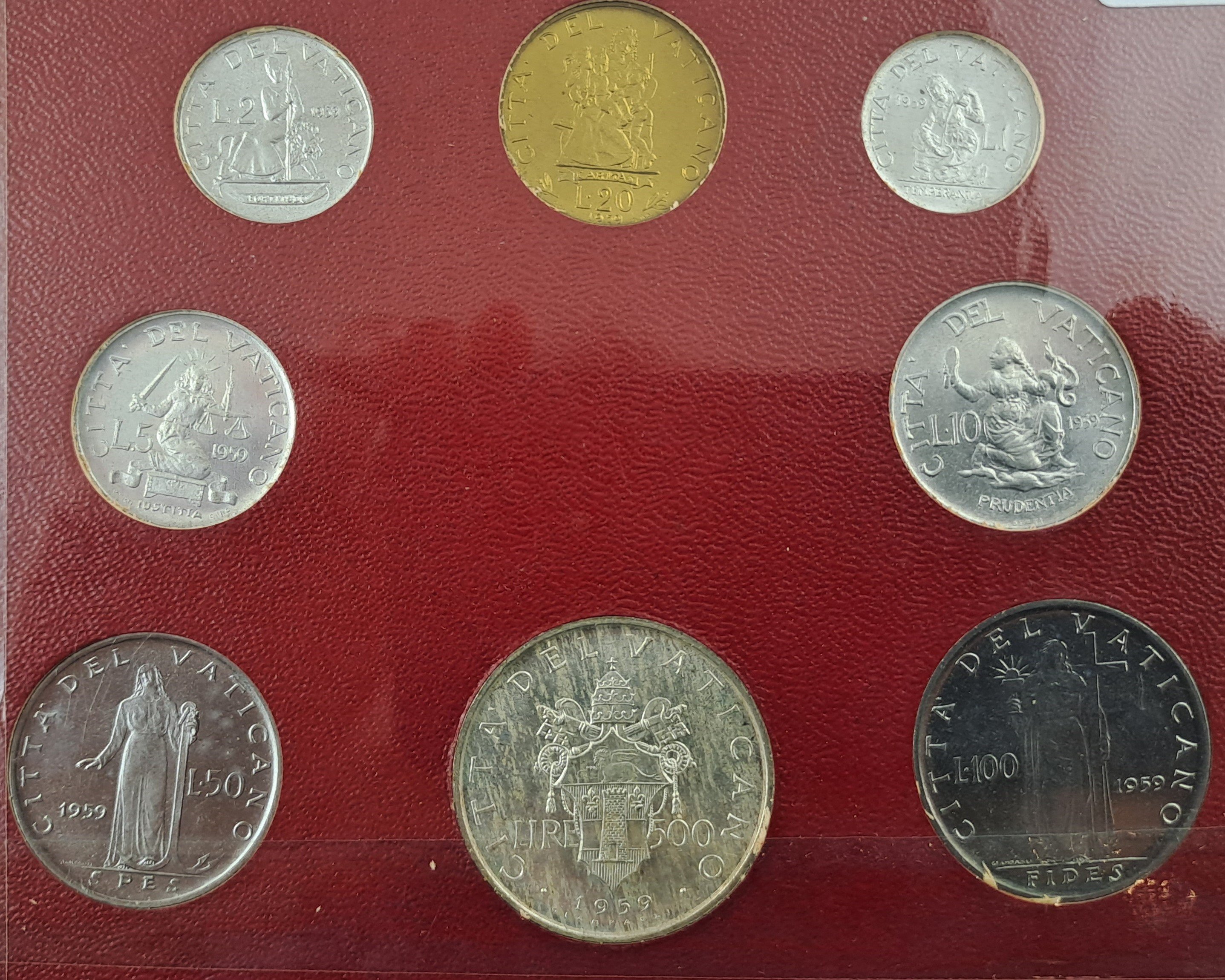 Vaticano 5 sets de monedas - Imagen 7