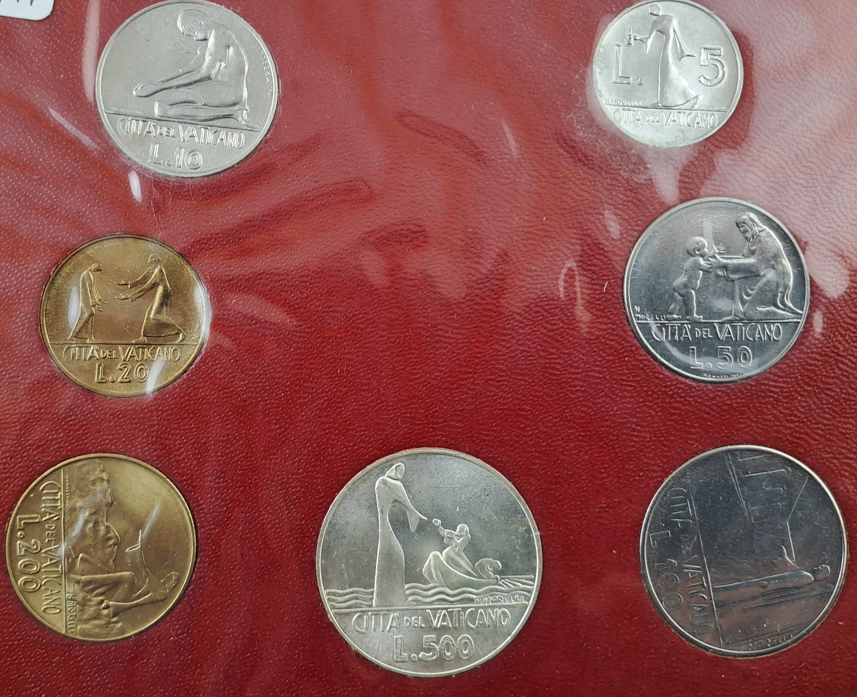 Vaticano 5 sets de monedas - Imagen 5