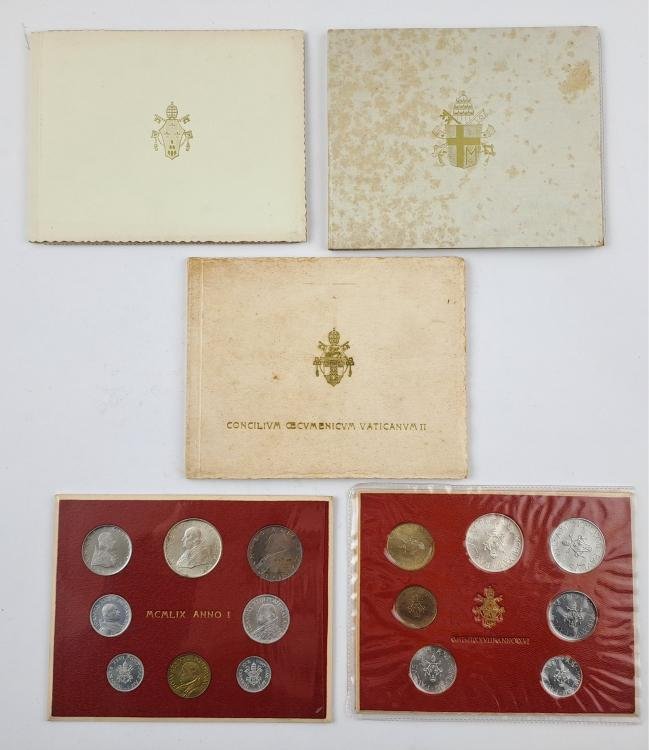 Vaticano 5 sets de monedas - Imagen 13