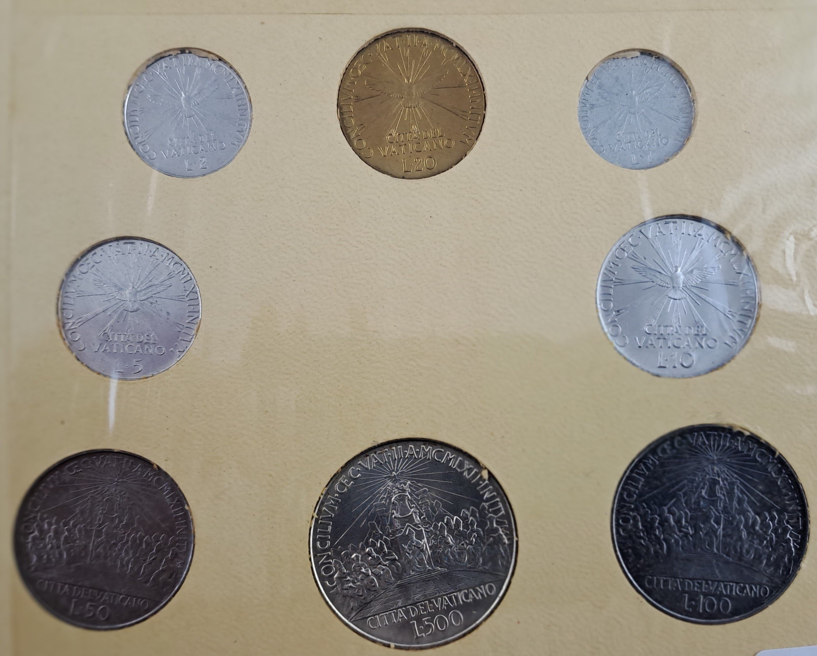 Vaticano 5 sets de monedas - Imagen 3