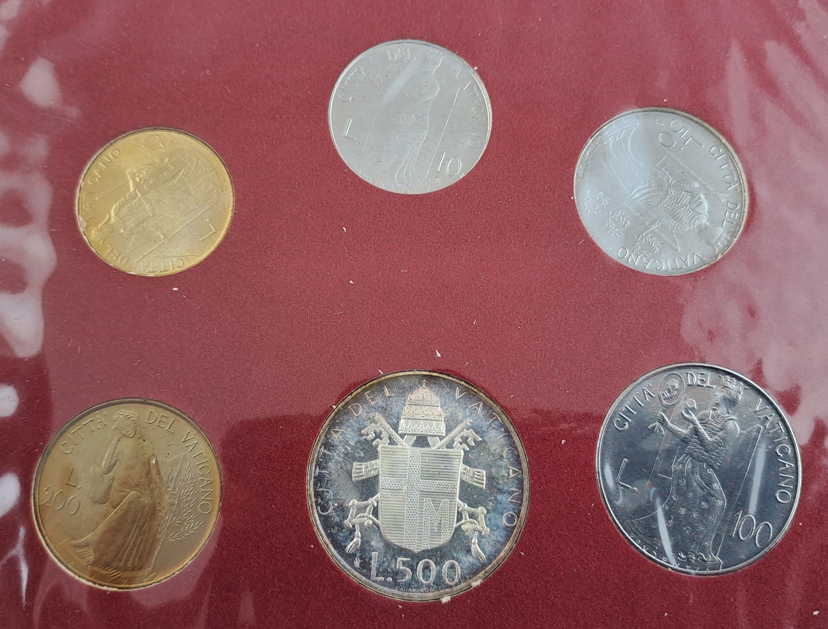 Vaticano 5 sets de monedas - Imagen 9