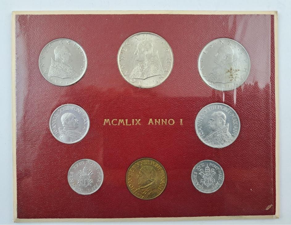 Vaticano 5 sets de monedas - Imagen 6