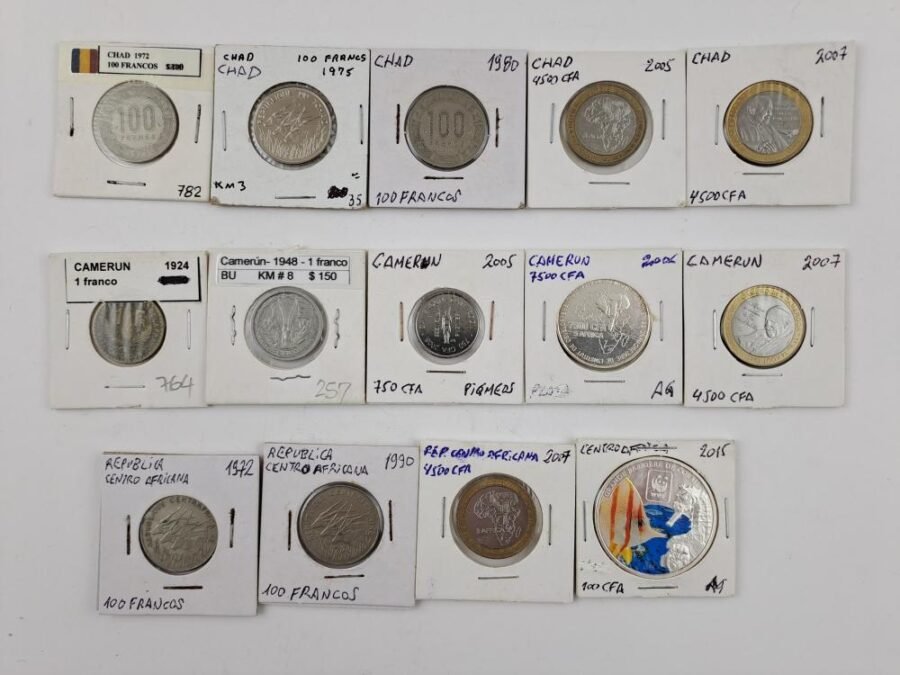 Africa 27 monedas