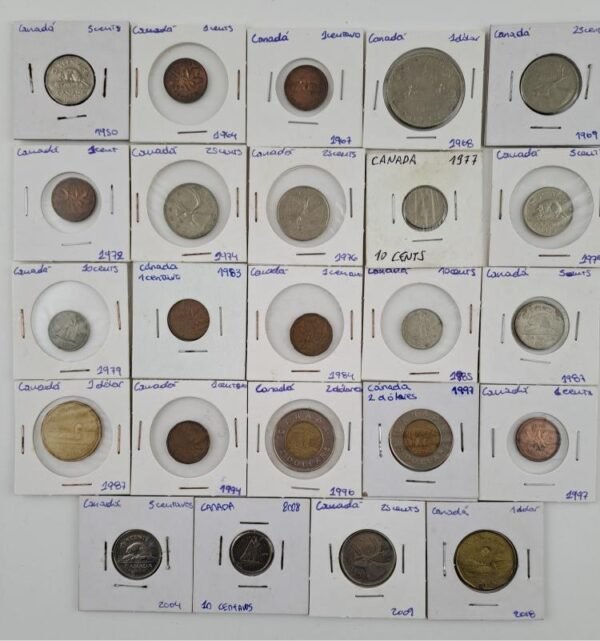 Canada 36 monedas