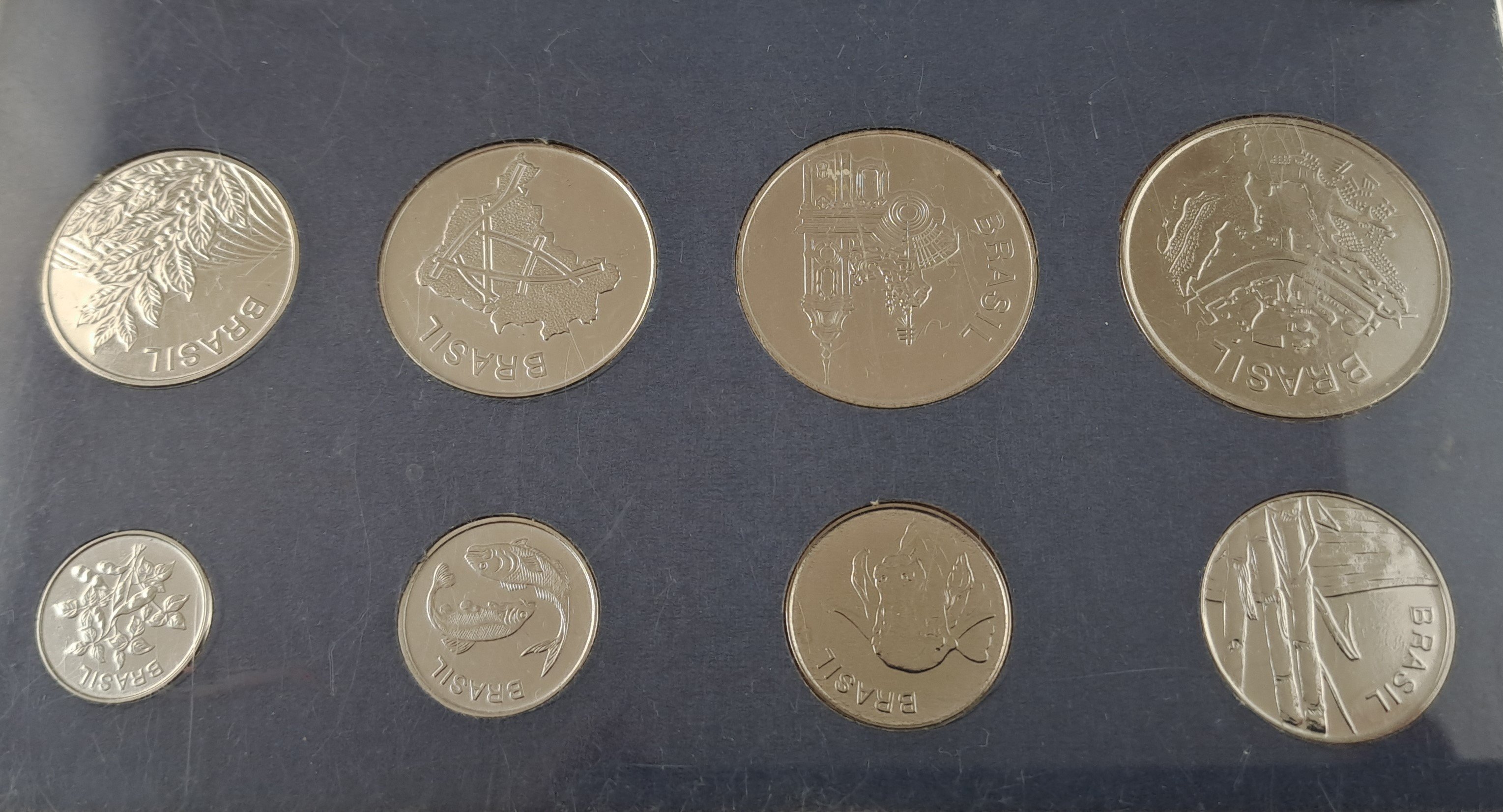 Brasil set 8 monedas - Imagen 2
