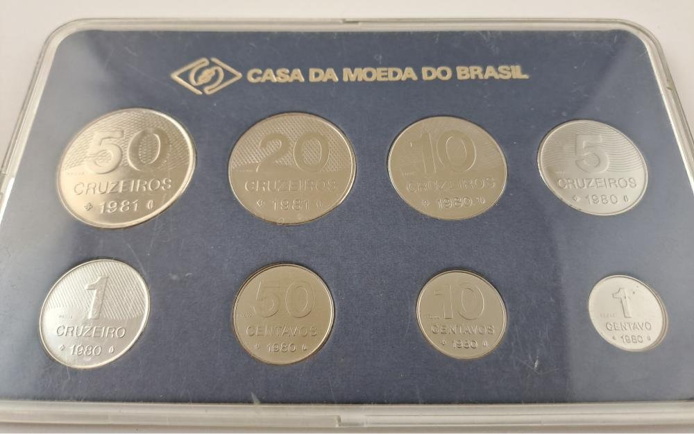 Brasil set 8 monedas - Imagen 3