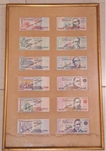 Uruguay 12 billetes Specimen 1989