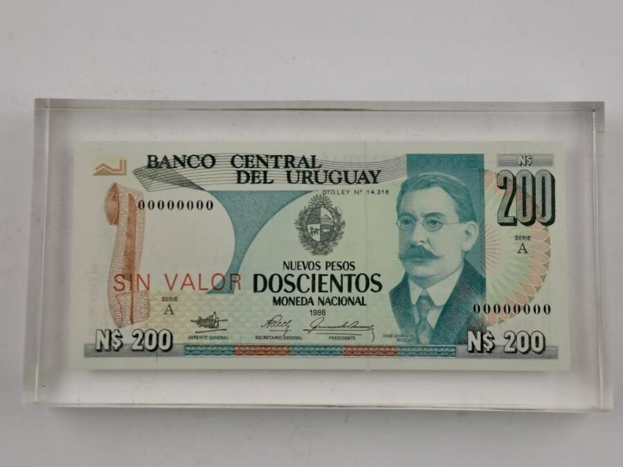 Uruguay Billete Specimen