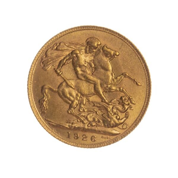 Moneda de una libra en oro