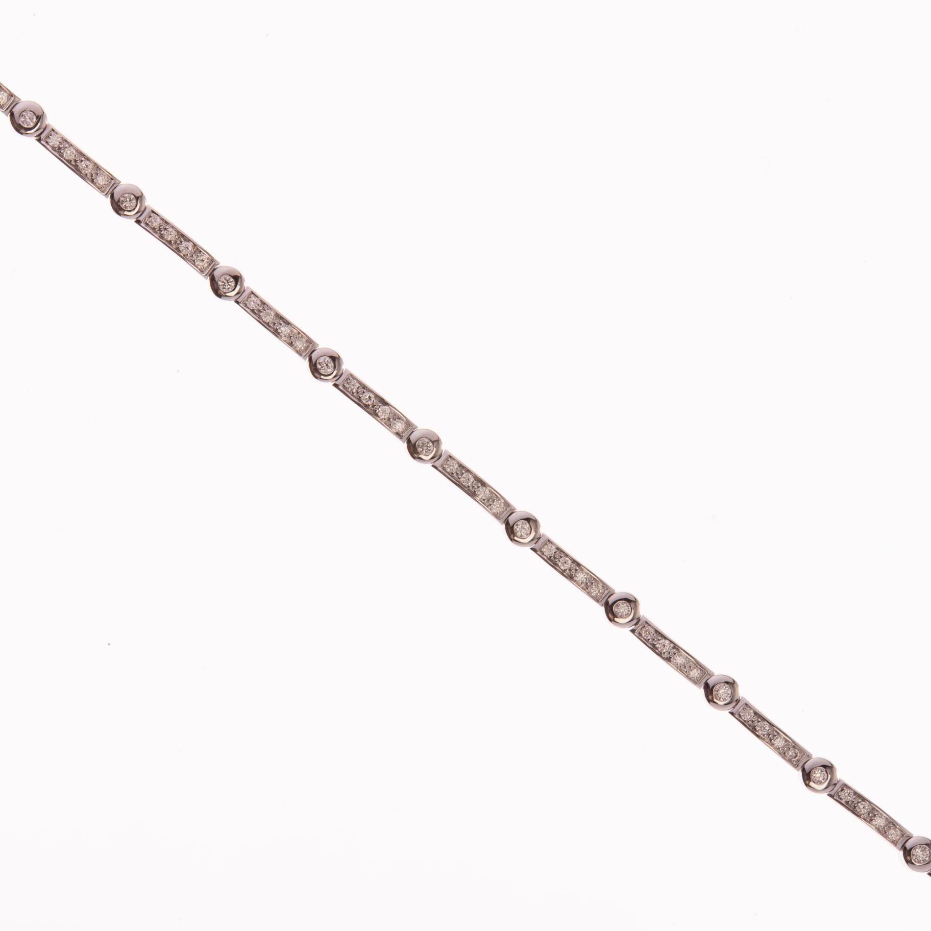 Pulsera en oro 18 K y brillantes - Imagen 2