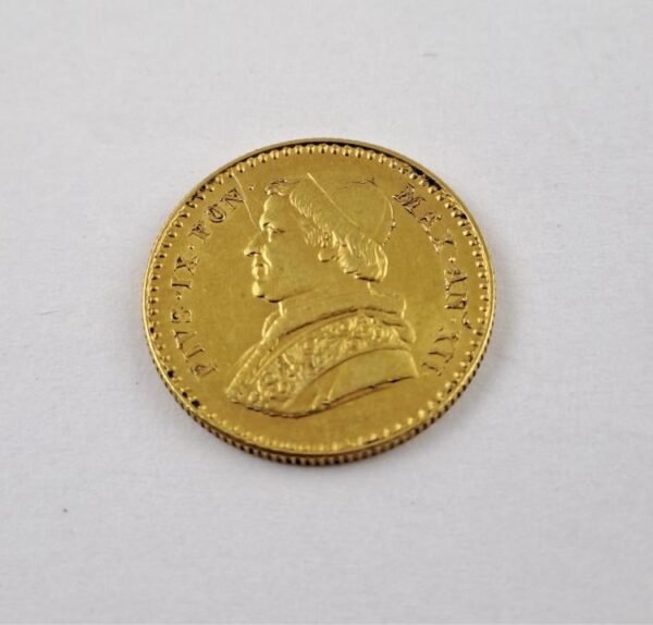 Vaticano 1858 2,5 scudi de oro