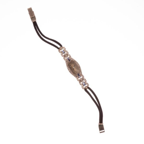 Reloj art decó Chatillon en platino y brillantes