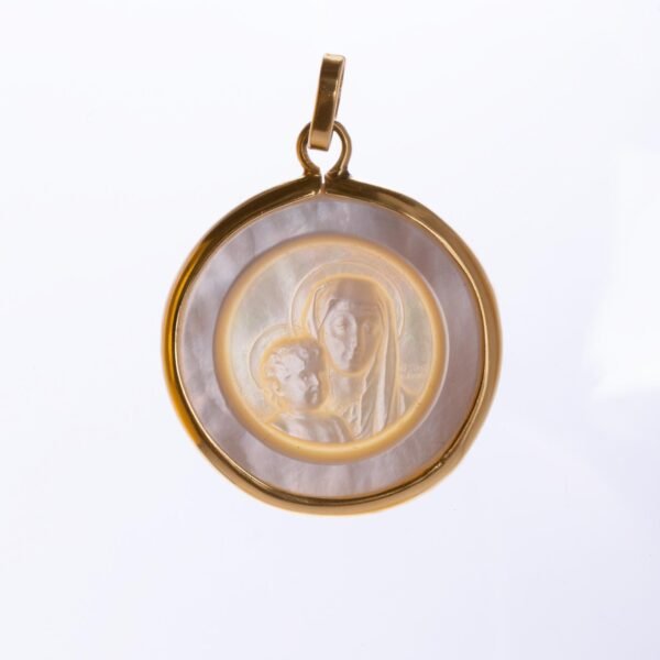 Colgante en nácar y oro 18 K