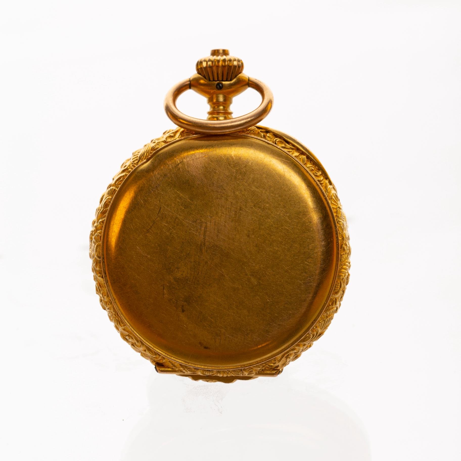 Reloj de bolsillo Longines en oro 18 K - Imagen 3