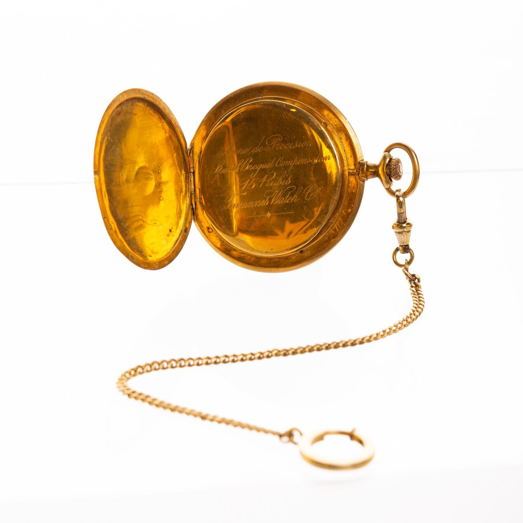 Reloj de bolsillo Tavannes Watch Company en oro 18 K - Imagen 2