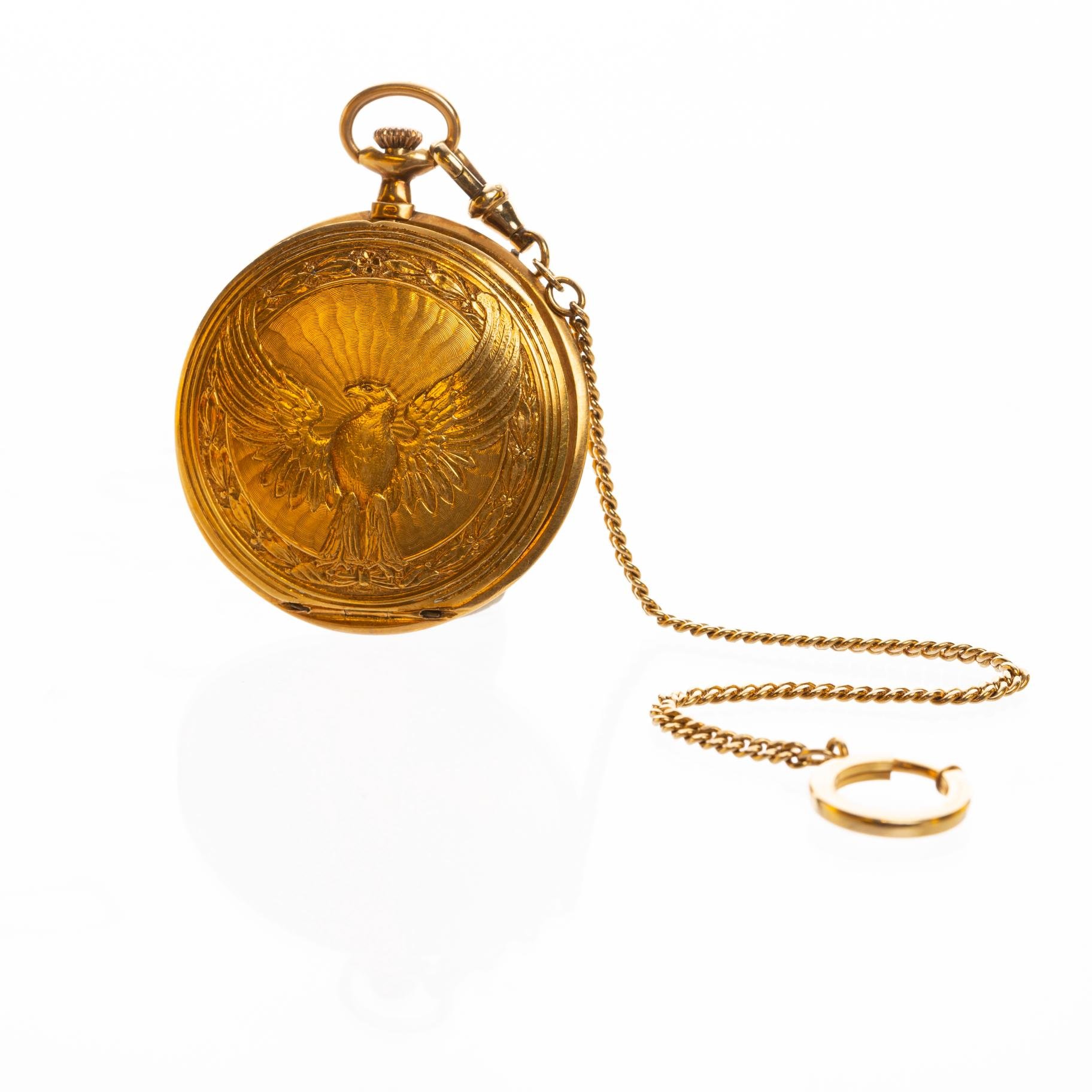 Reloj de bolsillo Tavannes Watch Company en oro 18 K - Imagen 3