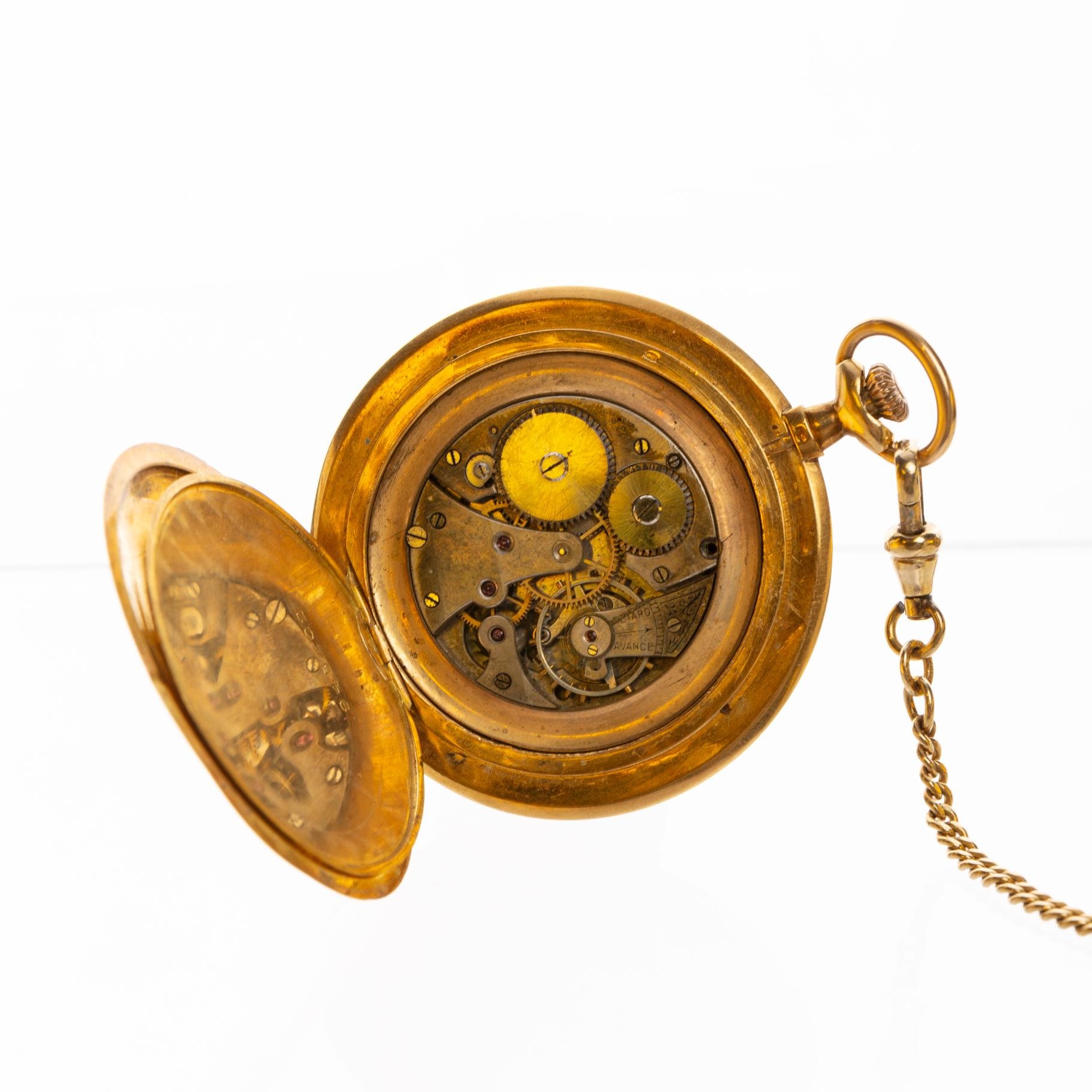 Reloj de bolsillo Tavannes Watch Company en oro 18 K - Imagen 4