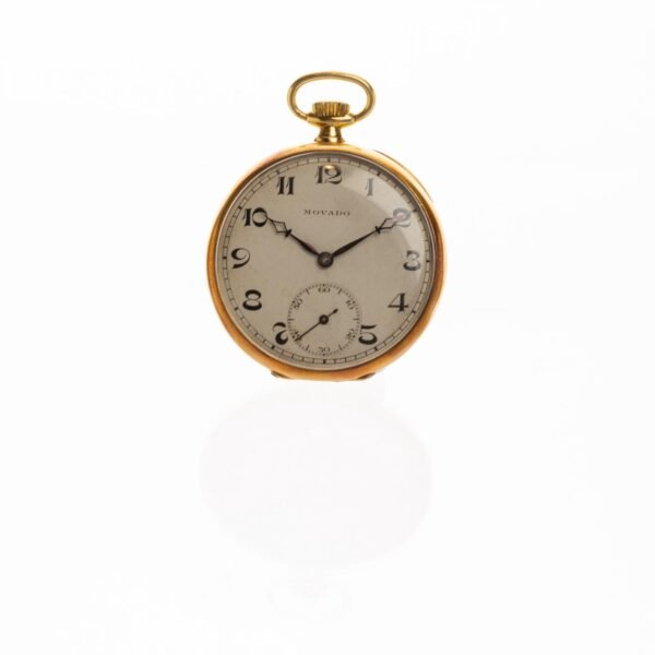 Reloj de bolsillo Movado en oro 18 K