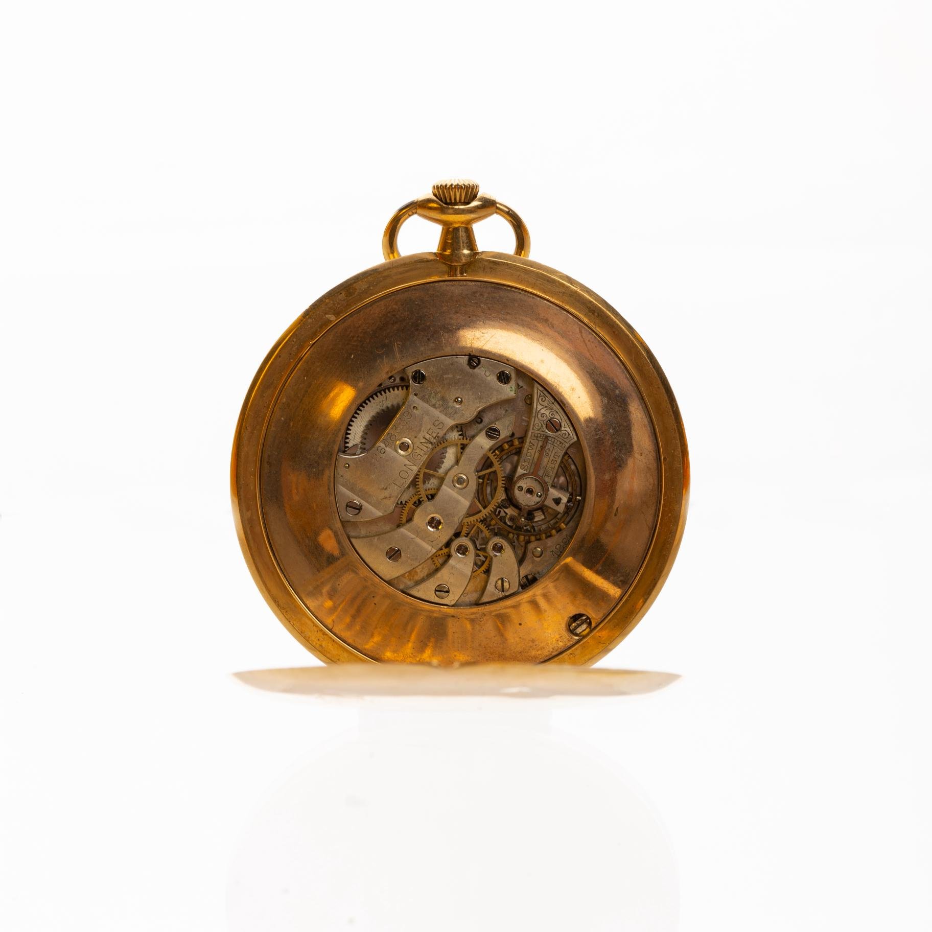 Reloj de bolsillo Longines en oro 18 K - Imagen 2