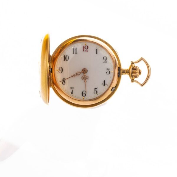 Reloj chatelaine en oro 18 K