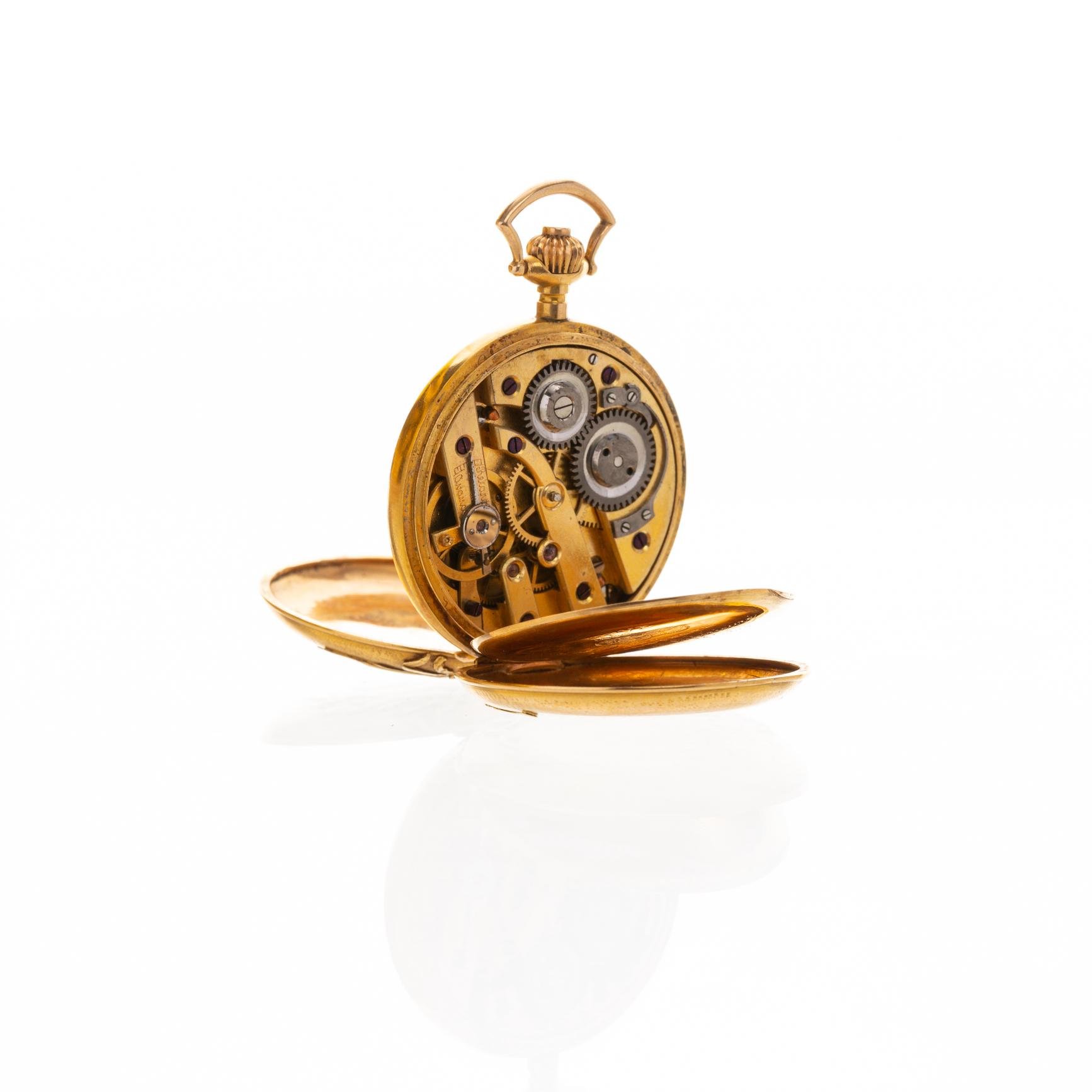 Reloj chatelaine en oro 18 K - Imagen 5