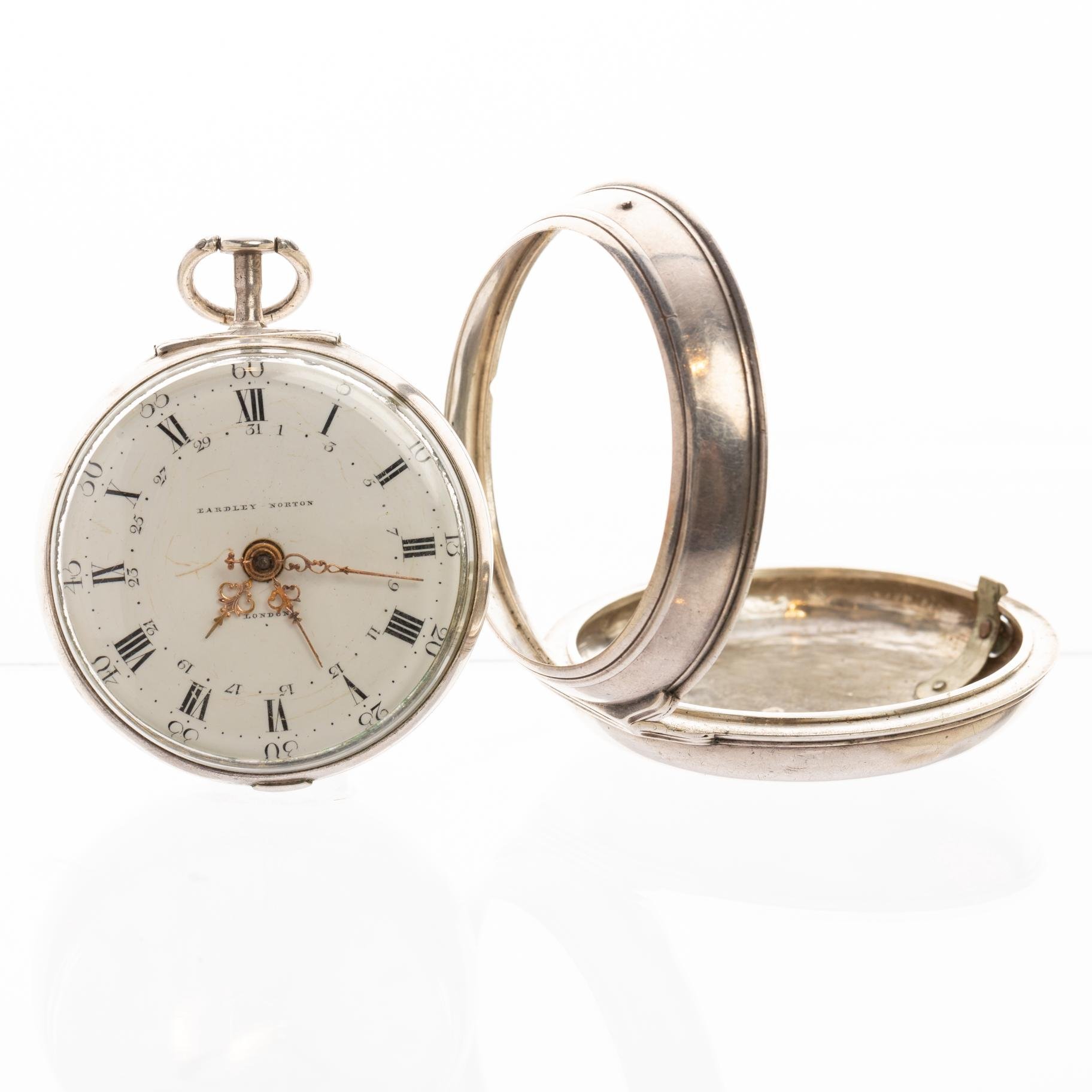 Reloj de bolsillo en plata de Londres año 1774 - Imagen 2