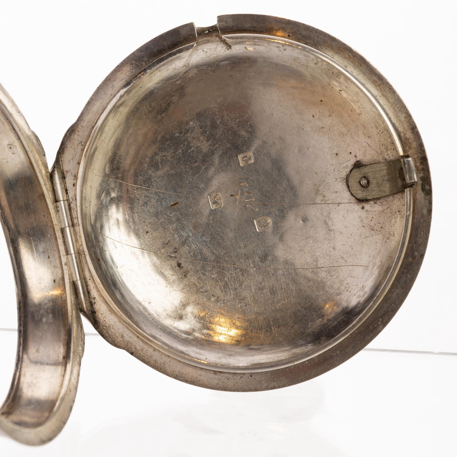 Reloj de bolsillo en plata de Londres año 1774 - Imagen 4