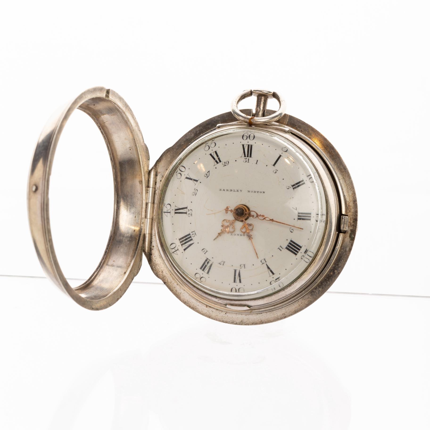 Reloj de bolsillo en plata de Londres año 1774 - Imagen 5