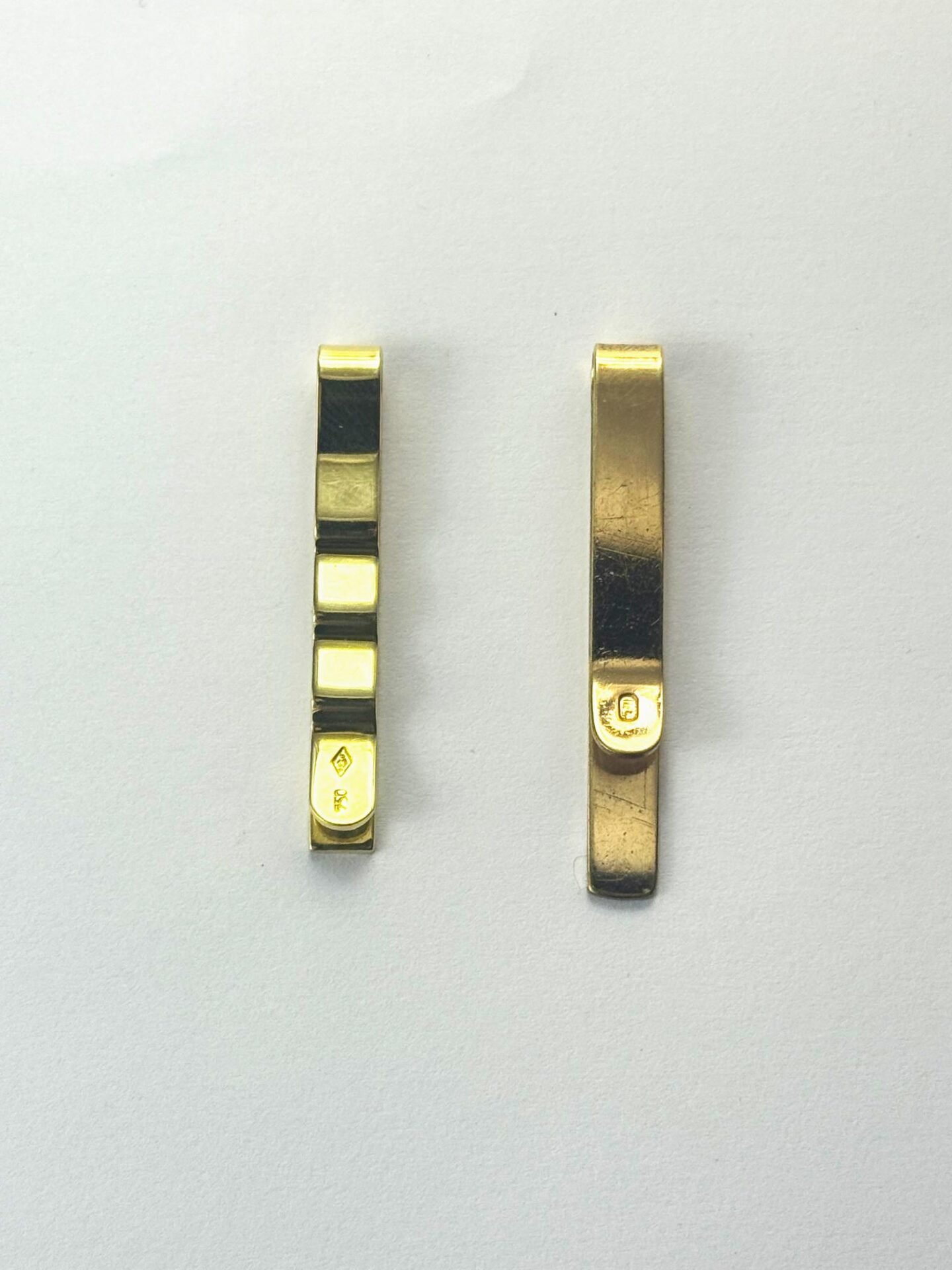 Dos piscacorbatas en oro - Imagen 2