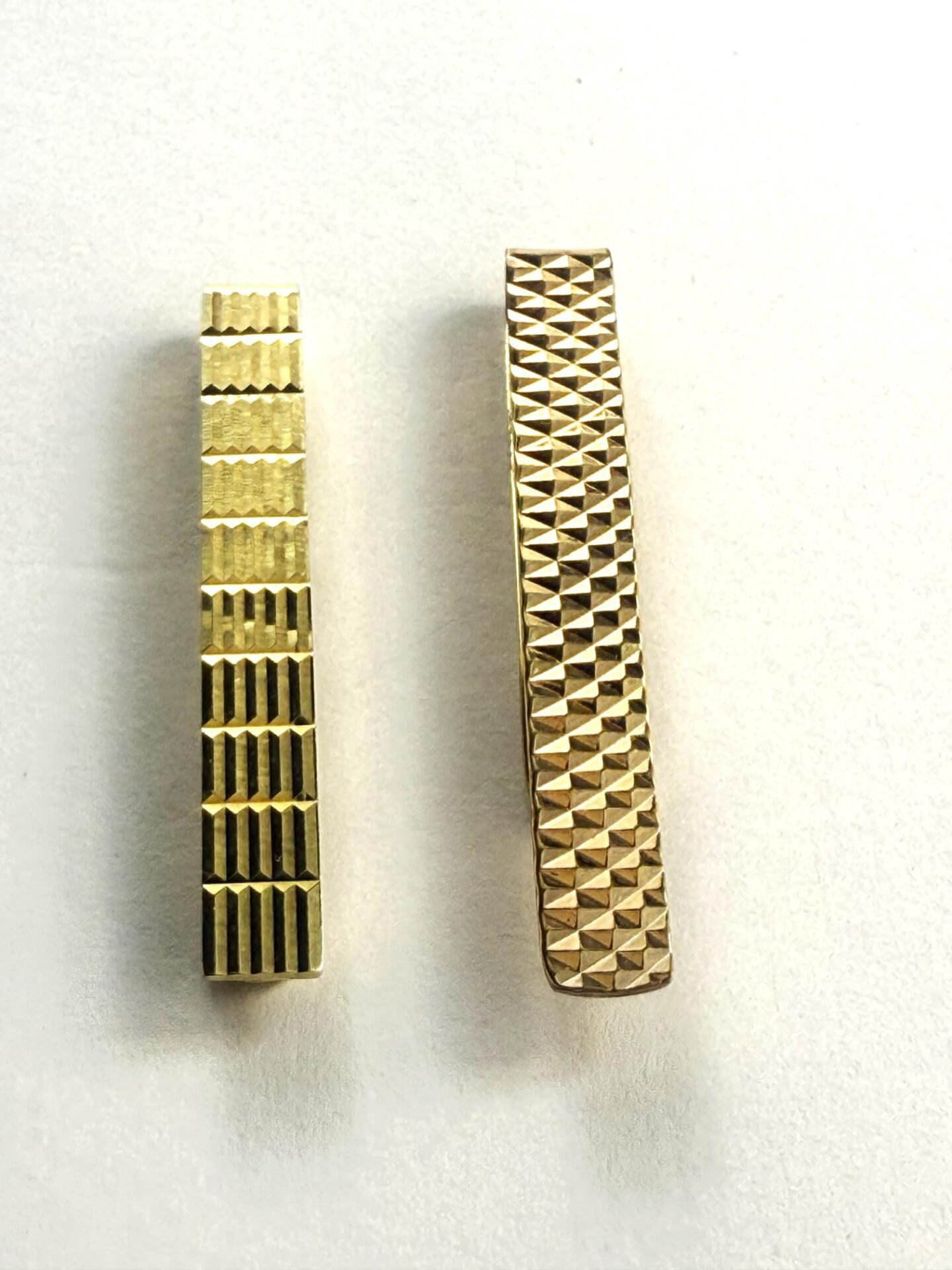 Dos piscacorbatas en oro - Imagen 4