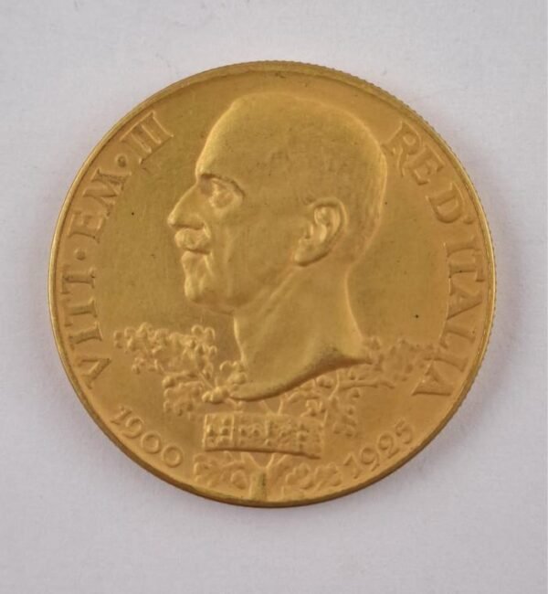 Italia 1925 100 lire de oro