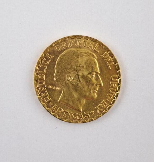 Uruguay 1930 5 pesos de oro