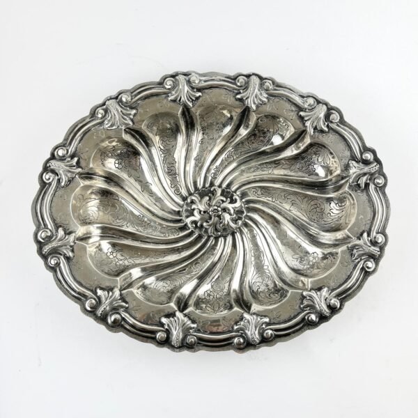 Centro de mesa en plata