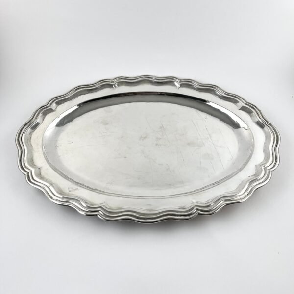 Bandeja oval en plata
